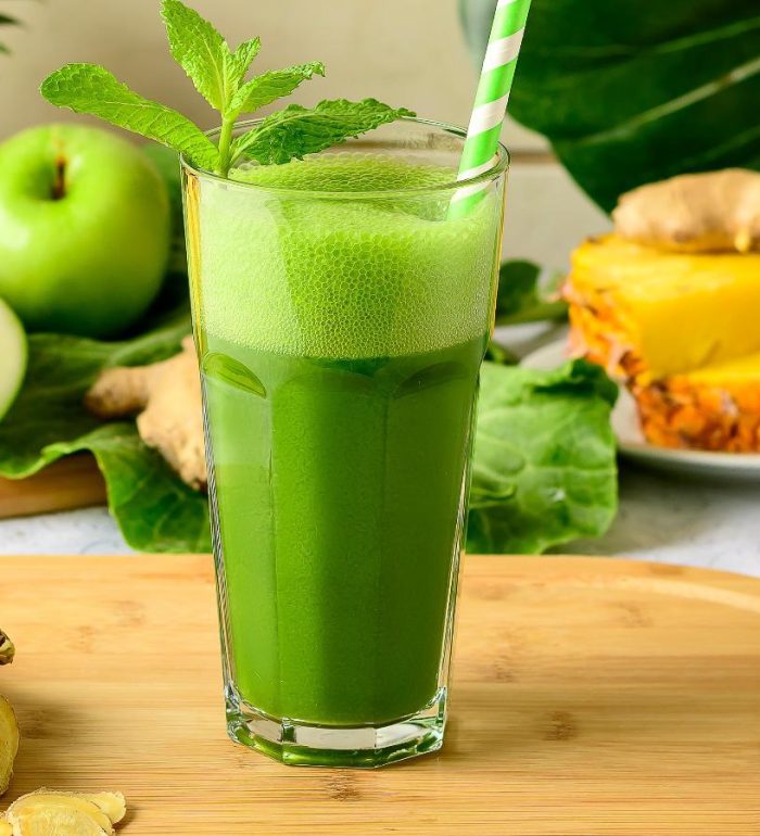 Apple Juice, Ginger, celery , Pineapple